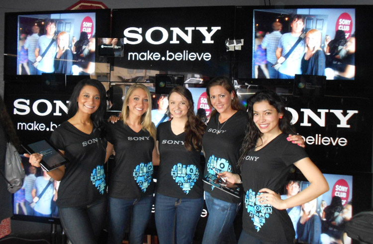 five women brand ambassador of sony