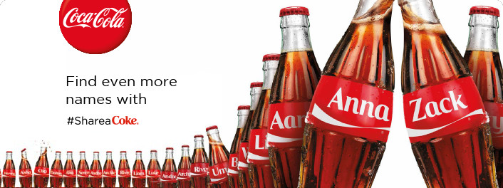coca-cola share a coke brand