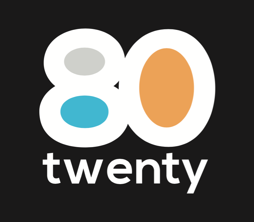 80 twenty logo