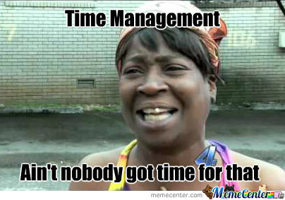 time management meme