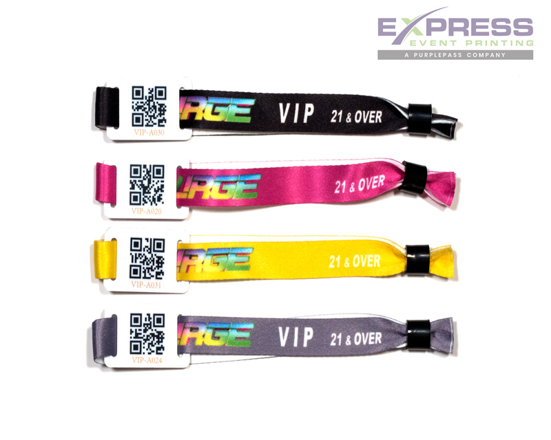 fabric wristbands with different colors