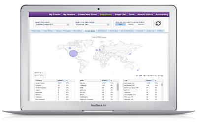 the world map is displayed on the screen of the MacBook Air laptop