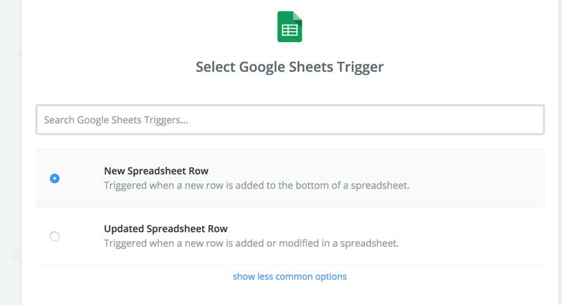 update google sheets