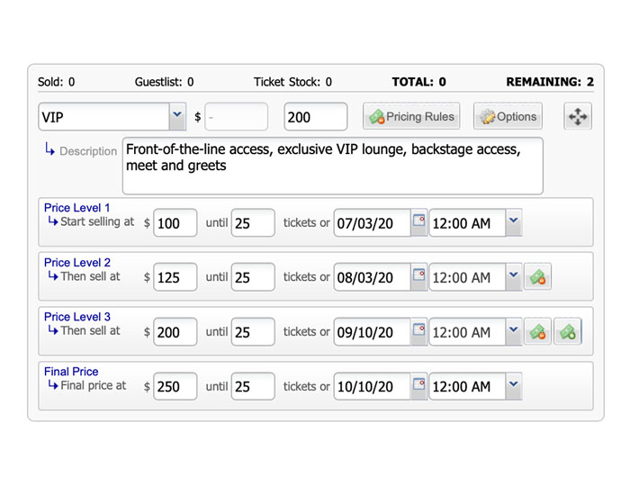 advanced pricing rules