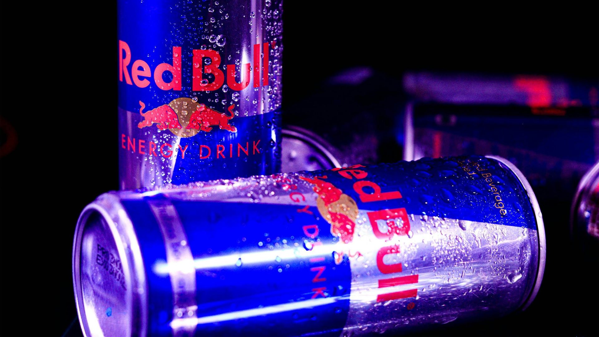 Cans of Red Bull