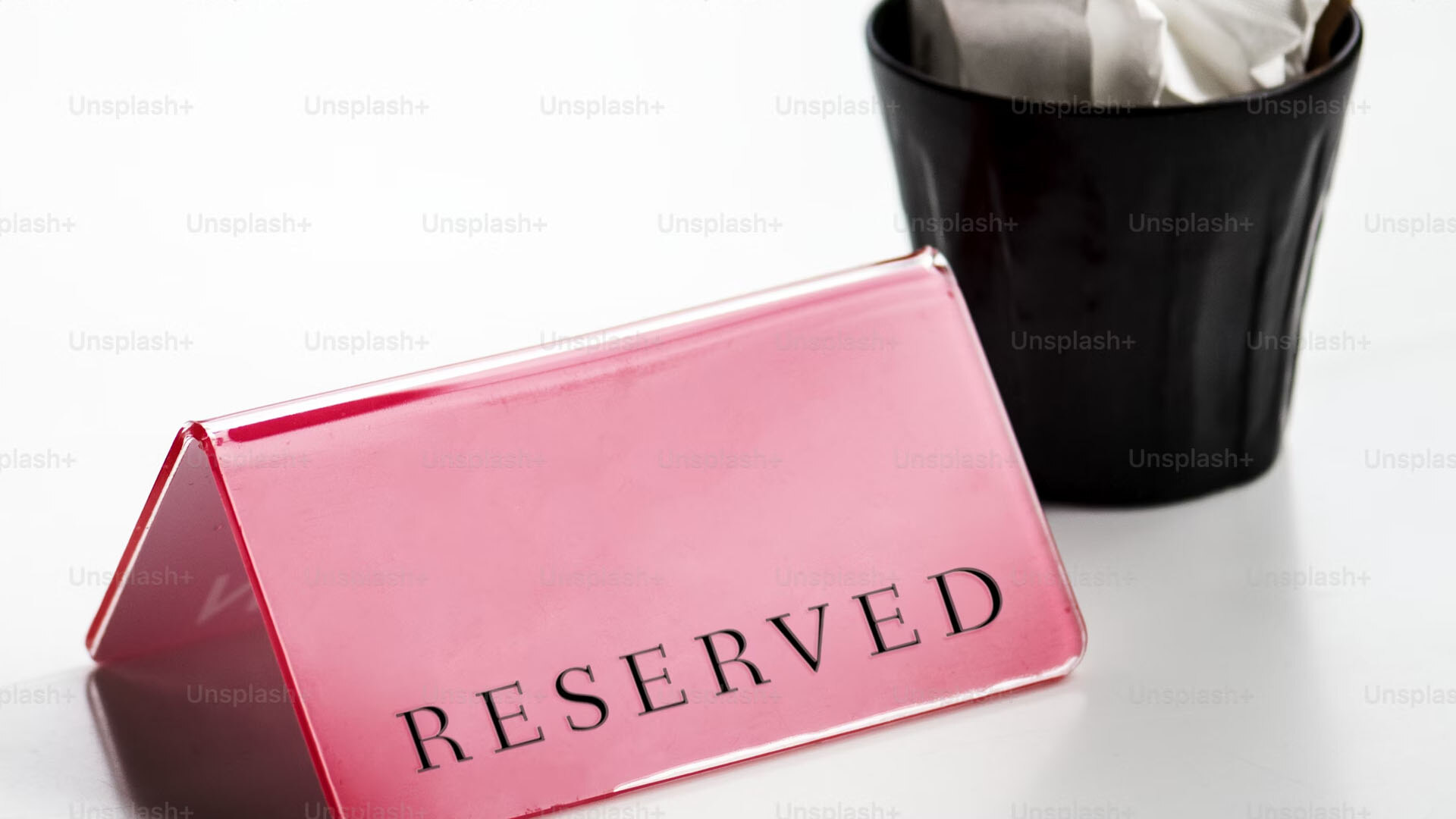 Reserved coffee table